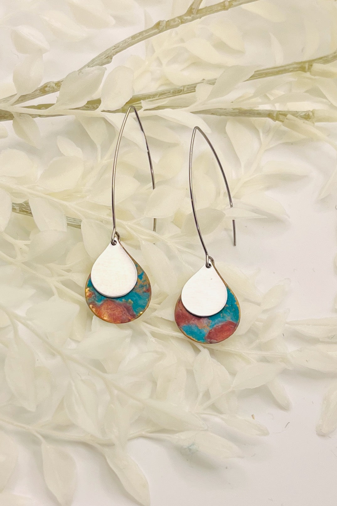 Teardrop Large Dangle Earring