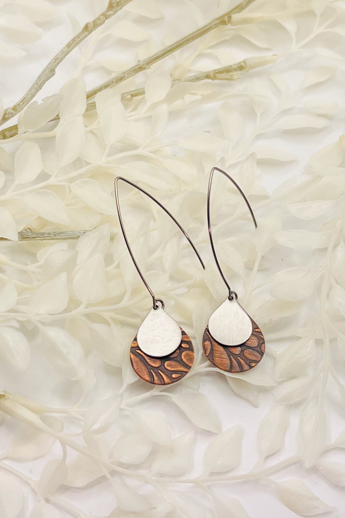 Teardrop Large Dangle Earring