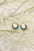 Short Oval Dangle Earring