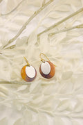Short Oval Dangle Earring