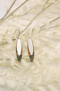 Small Surf Mixed Metal Earring